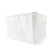 18L Ribbed Container, White - Anko