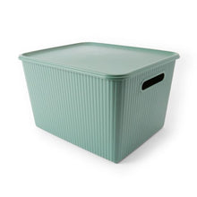 18L Ribbed Container, Green - Anko