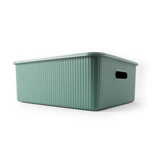 19L Ribbed Container, Green - Anko