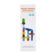 Wooden Stacking Stones Game