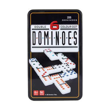 28 Piece Double 6 Colour Dot Dominoes Game