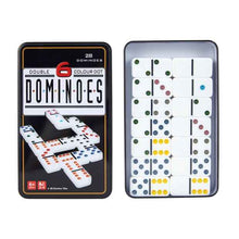 28 Piece Double 6 Colour Dot Dominoes Game