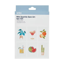 6 Piece Mini Sparkle Gem Art, Novelty Food - Anko