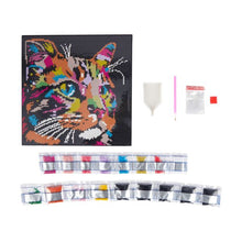 Sparkle Gem Art, Neon Cat - Anko