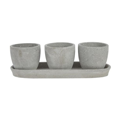 17 Piece Paint Your Own 3 Pack Flower Pots - Anko