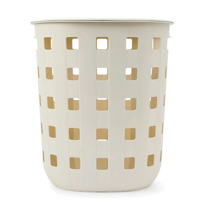 80L Trellis Laundry Hamper, Beige - Anko