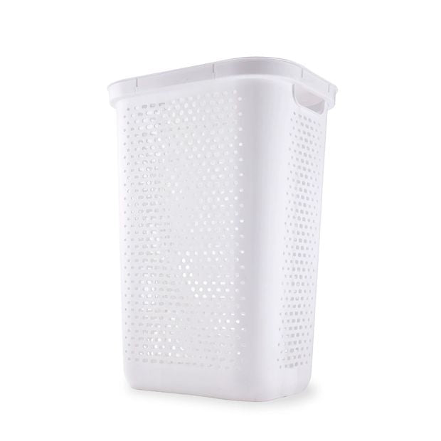 60L Gradient Laundry Hamper, White - Anko