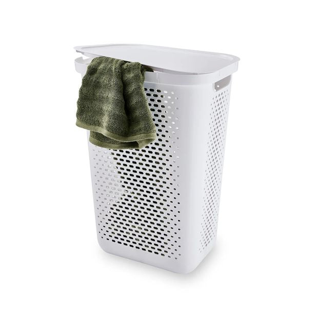 60L Gradient Laundry Hamper, White - Anko