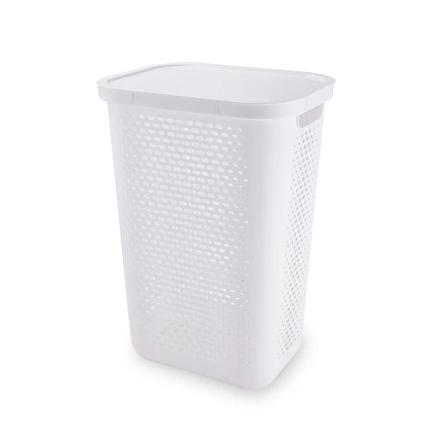 60L Gradient Laundry Hamper, White - Anko