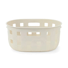 50L Oval Trellis Laundry Basket, Beige - Anko