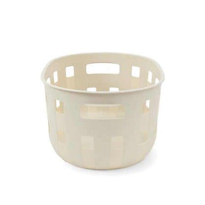 50L Oval Trellis Laundry Basket, Beige - Anko