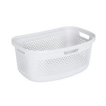 53L Gradient Laundry Basket, White - Anko
