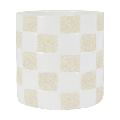 Check Ceramic Pot - Anko