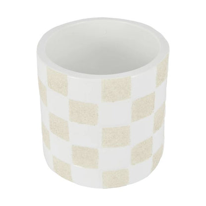 Check Ceramic Pot - Anko