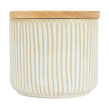 Small Linear Glazed Canister - Anko