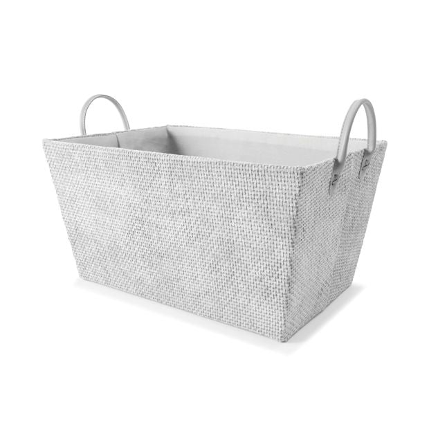 Tapered Textured Basket, Grey - Anko