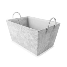 Tapered Textured Basket, Grey - Anko