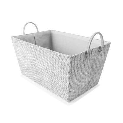 Tapered Textured Basket, Grey - Anko