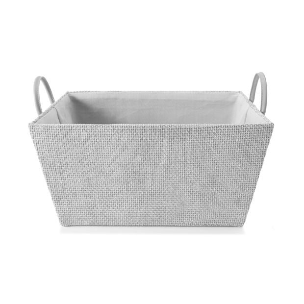 Tapered Textured Basket, Grey - Anko