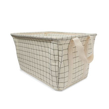 Rectangle Quilted Basket, Beige - Anko