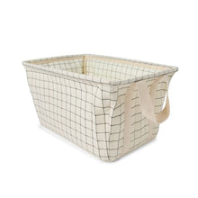 Rectangle Quilted Basket, Beige - Anko