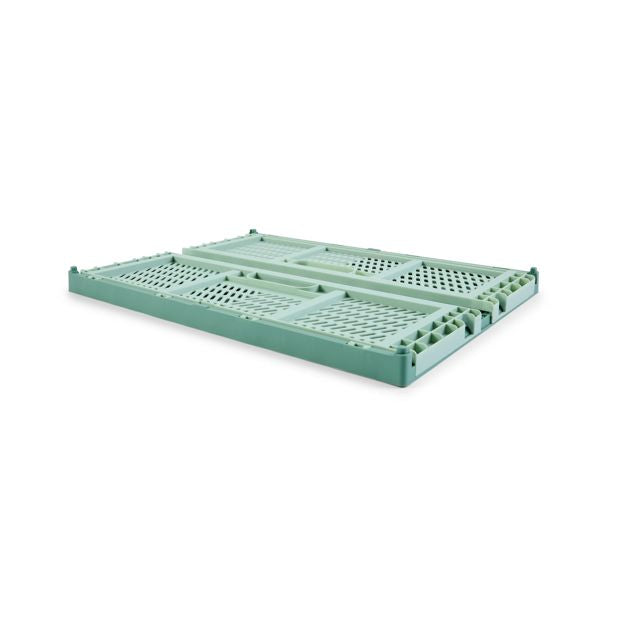 Collapsible Crate, Large, Green - Anko
