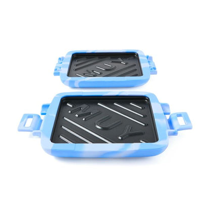 Microwave 'YUM' Grill Toastie Maker, Blue - Anko