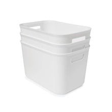 3 Pack 5.8L Utile Tub, Medium, White - Anko