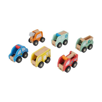 Wooden Vehicle Toy, Assorted - Anko