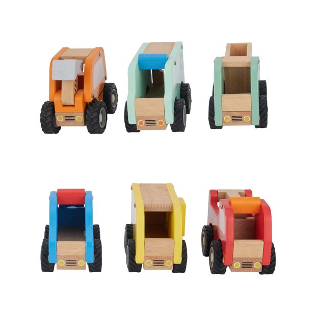 Wooden Vehicle Toy, Assorted - Anko