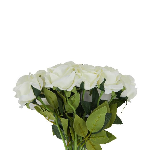 Artificial Long Stem Roses - Anko