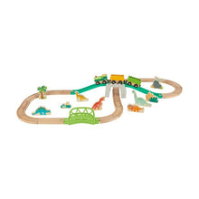 38 Piece Wooden Dino Train Set - Anko