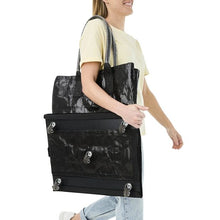91cm Foldable Shopping Trolley, Black - Anko