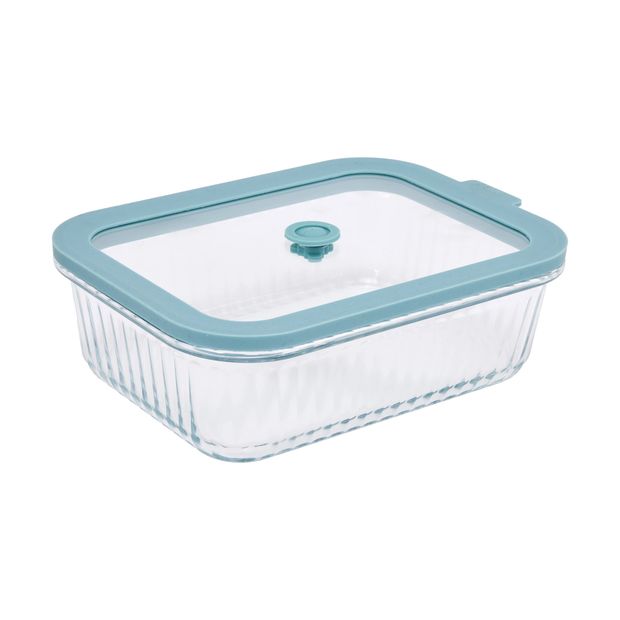 1.4L Ribbed Glass Container - Anko