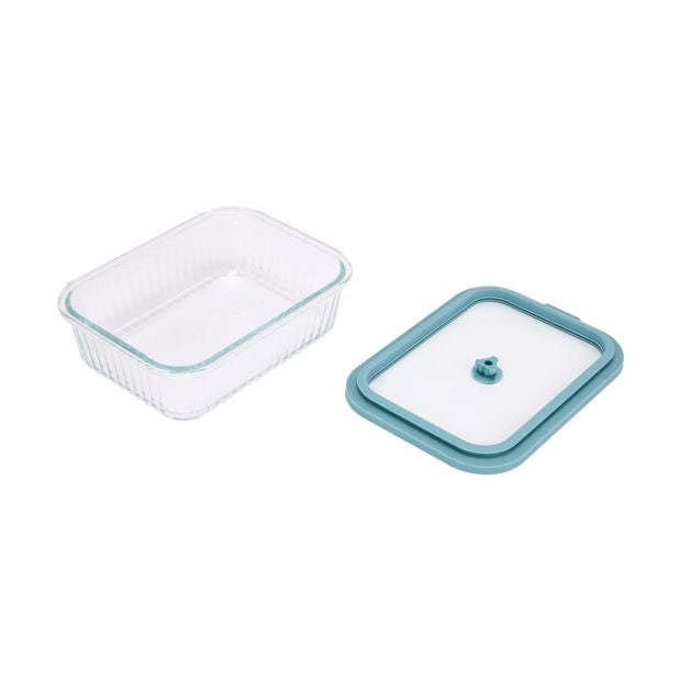 1.4L Ribbed Glass Container - Anko