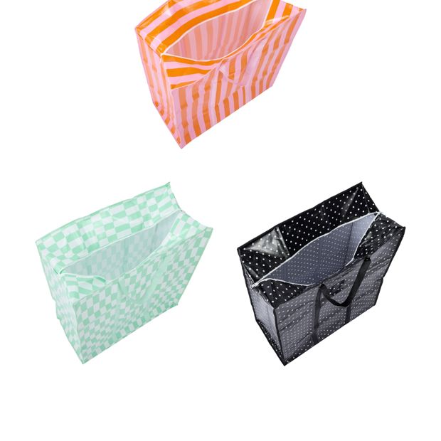 Jumbo PP Shopping Bag, Assorted - Anko