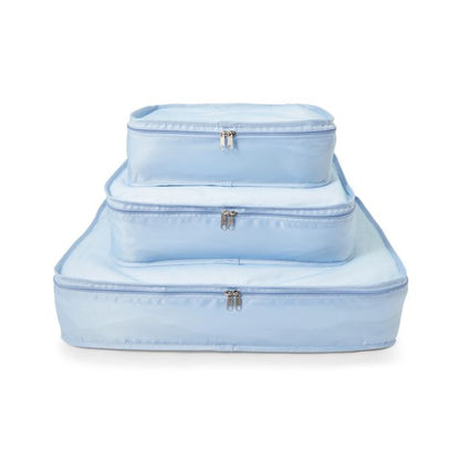 3 Piece Packing Cube, Blue - Anko