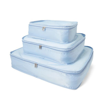3 Piece Packing Cube, Blue - Anko