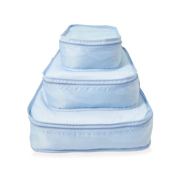 3 Piece Packing Cube, Blue - Anko