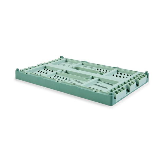 5L Collapsible Crate, Small, Green - Anko
