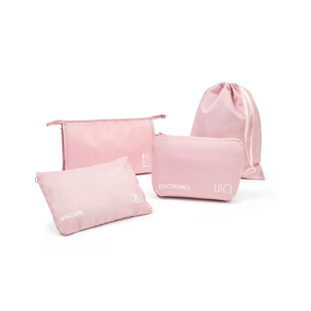 7 Piece Packing Cube, Pink - Anko