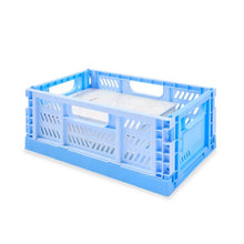 5L Collapsible Crate, Small, Blue - Anko