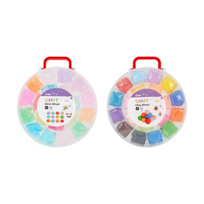 20 Piece Clay or Slime Wheel, Assorted - Anko