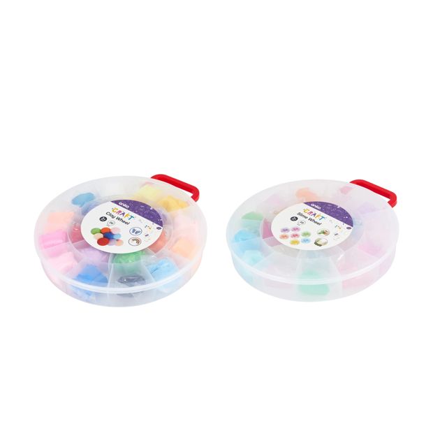 20 Piece Clay or Slime Wheel, Assorted - Anko