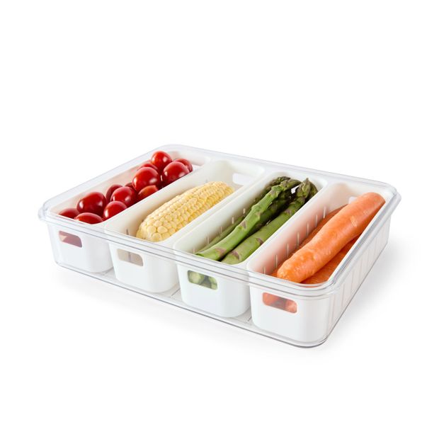 4 Compartment Fridge Storage - Anko