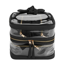 4 Piece Makeup Bag Set, Black - OXX Cosmetics