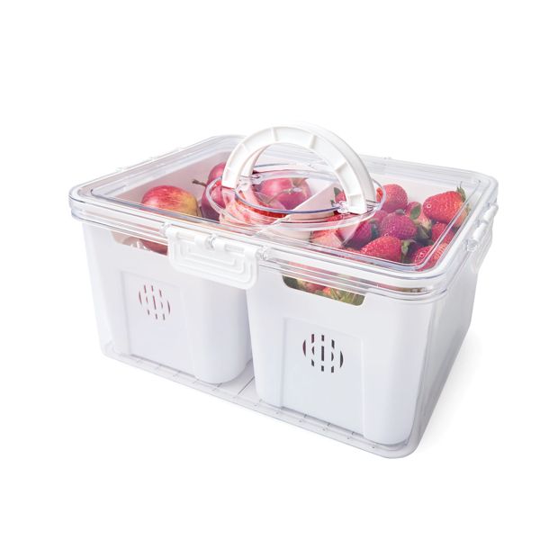 2 Compartment Fridge Storage - Anko