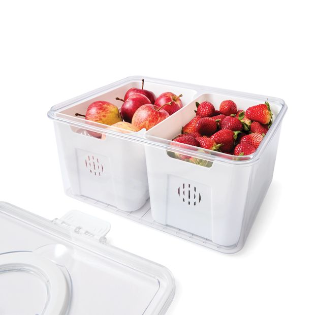 2 Compartment Fridge Storage - Anko