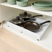 Expandable White Pull-Out Cabinet Drawer - Anko