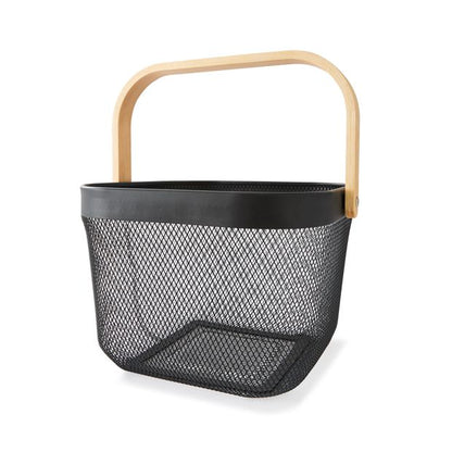 Mesh Basket, Black - Anko